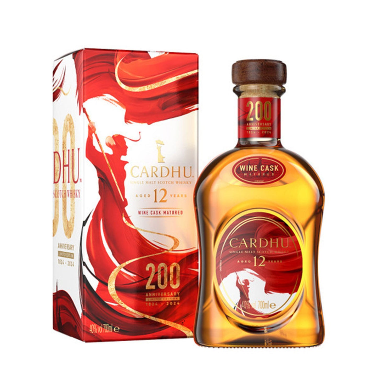 CARDHU 12 YEARS OLD 200TH ANNIVERSARY WINE CASK EDITION 70CL GoBooz