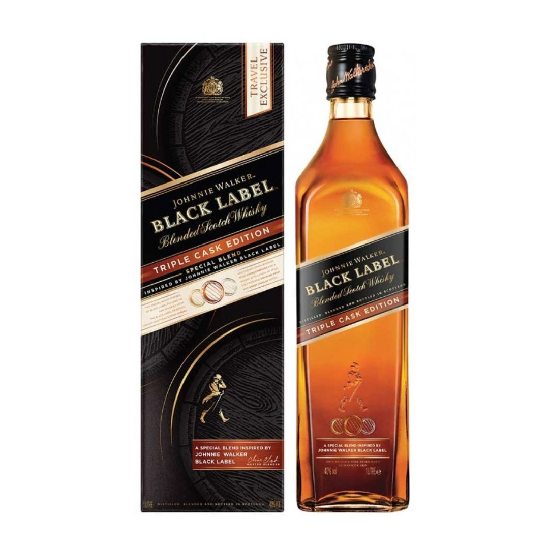 JOHNNIE WALKER BLACK LABEL TRIPLE CASK 1L GoBooz