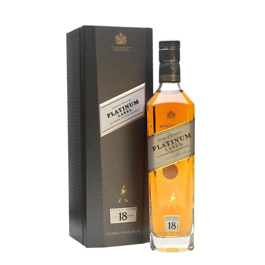 JOHNNIE WALKER PLATINUM 18 YEAR OLD TRAVEL BOX 75CL GoBooz