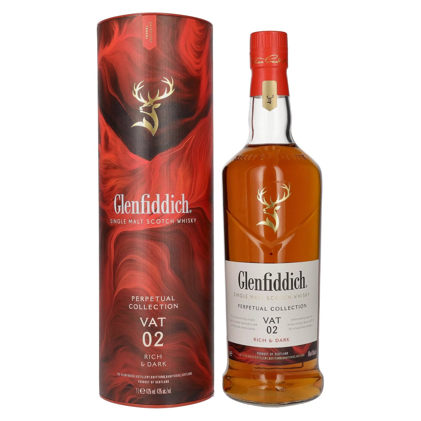 GLENFIDDICH PERPETUAL COLLECTION RICH & DARK VAT 02 WHISKY 1L GoBooz
