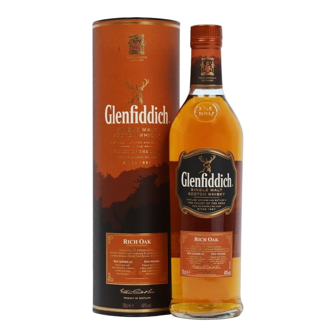 GLENFIDDICH 14 YEAR OLD RICH OAK 70CL GoBooz