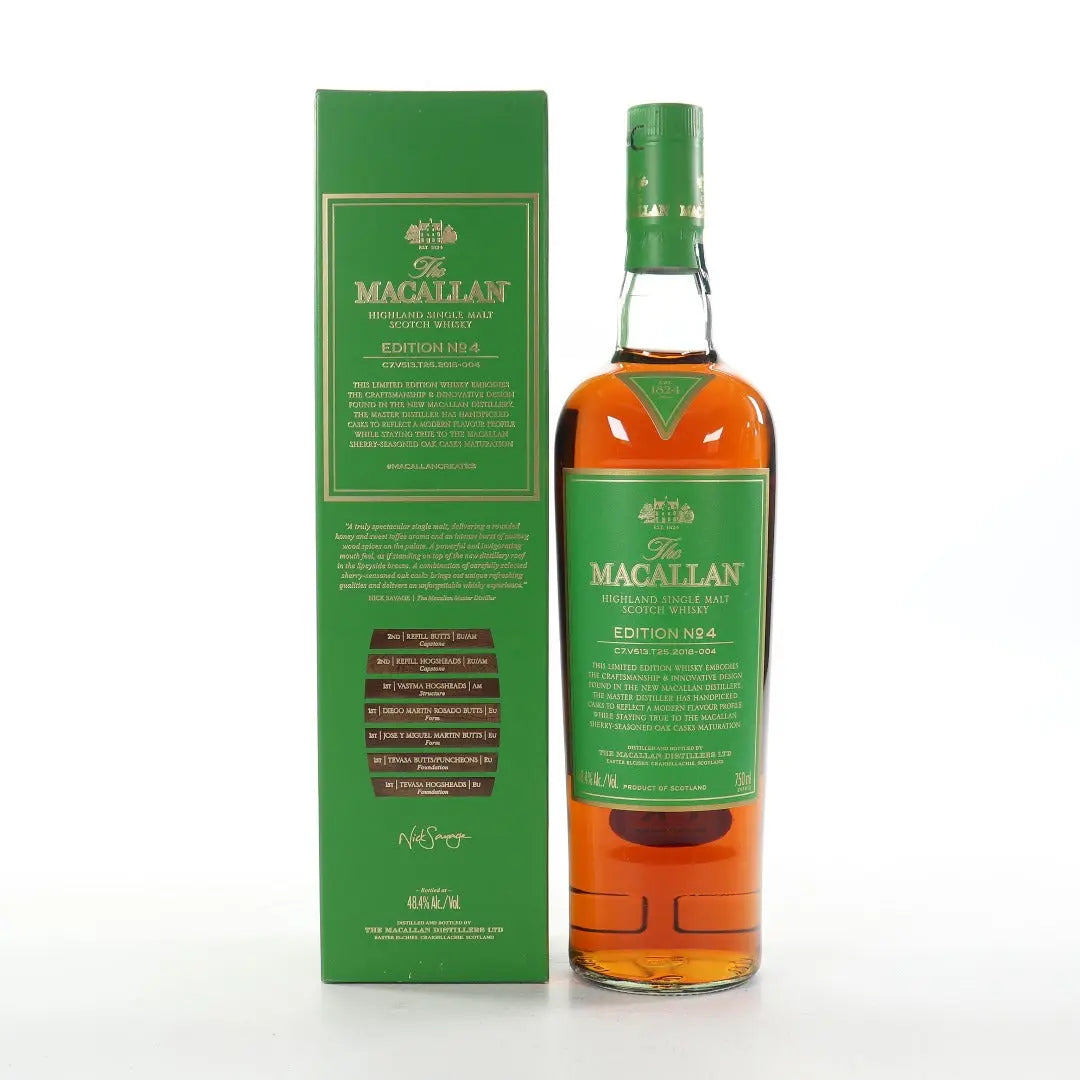 THE MACALLAN EDITION NUMBER 4 75CL GoBooz