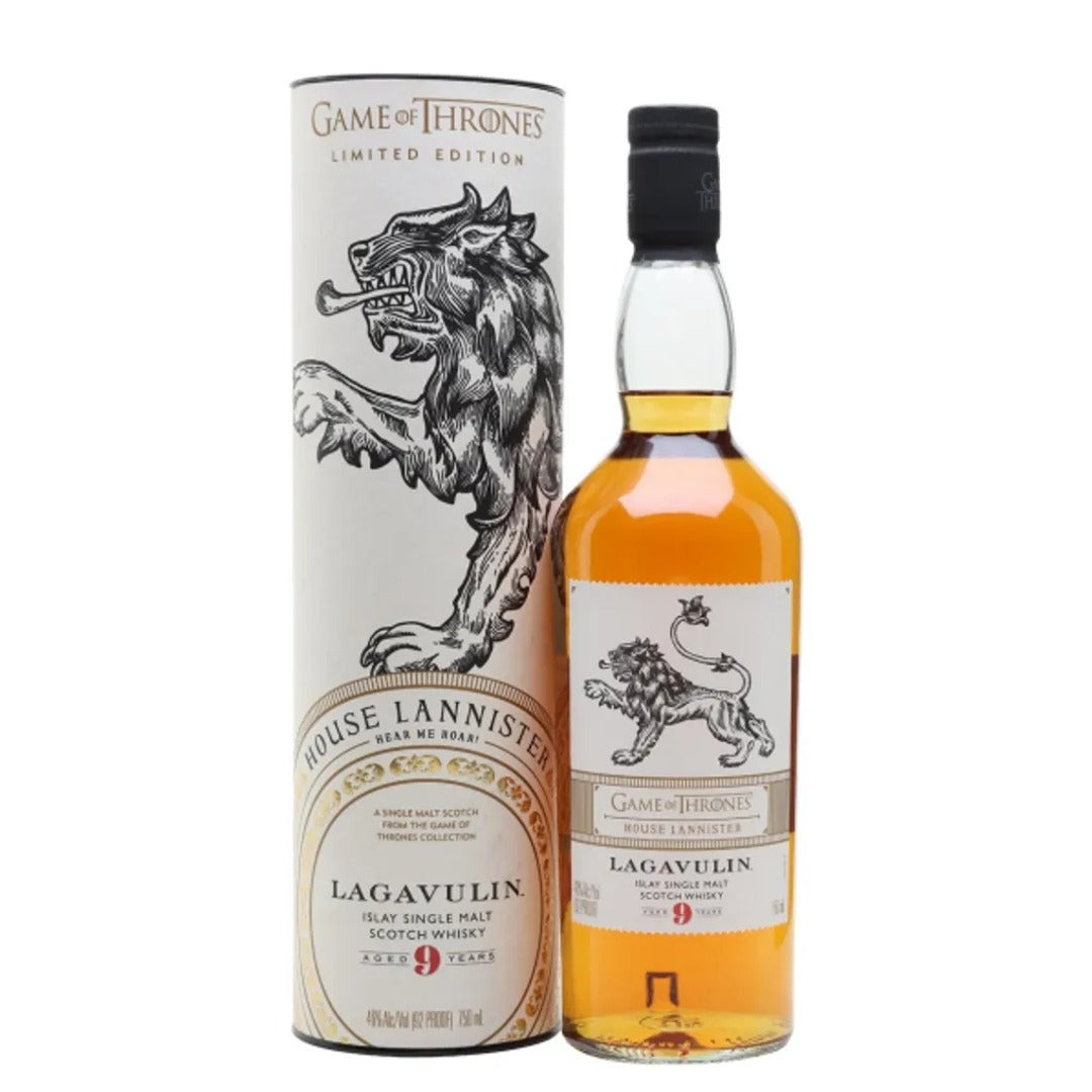 LAGAVULIN 9 YEAR OLD GAME OF THRONES HOUSE LANNISTER 70CL GoBooz