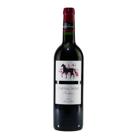 CHEVAL NOIR BORDEAUX ROUGE 75CL GoBooz