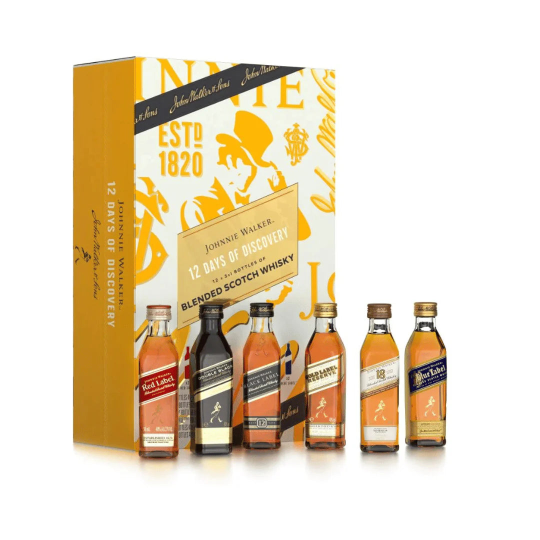 JOHNNIE WALKER 12 DAYS OF DISCOVERY COFFRET 12x5CL GoBooz