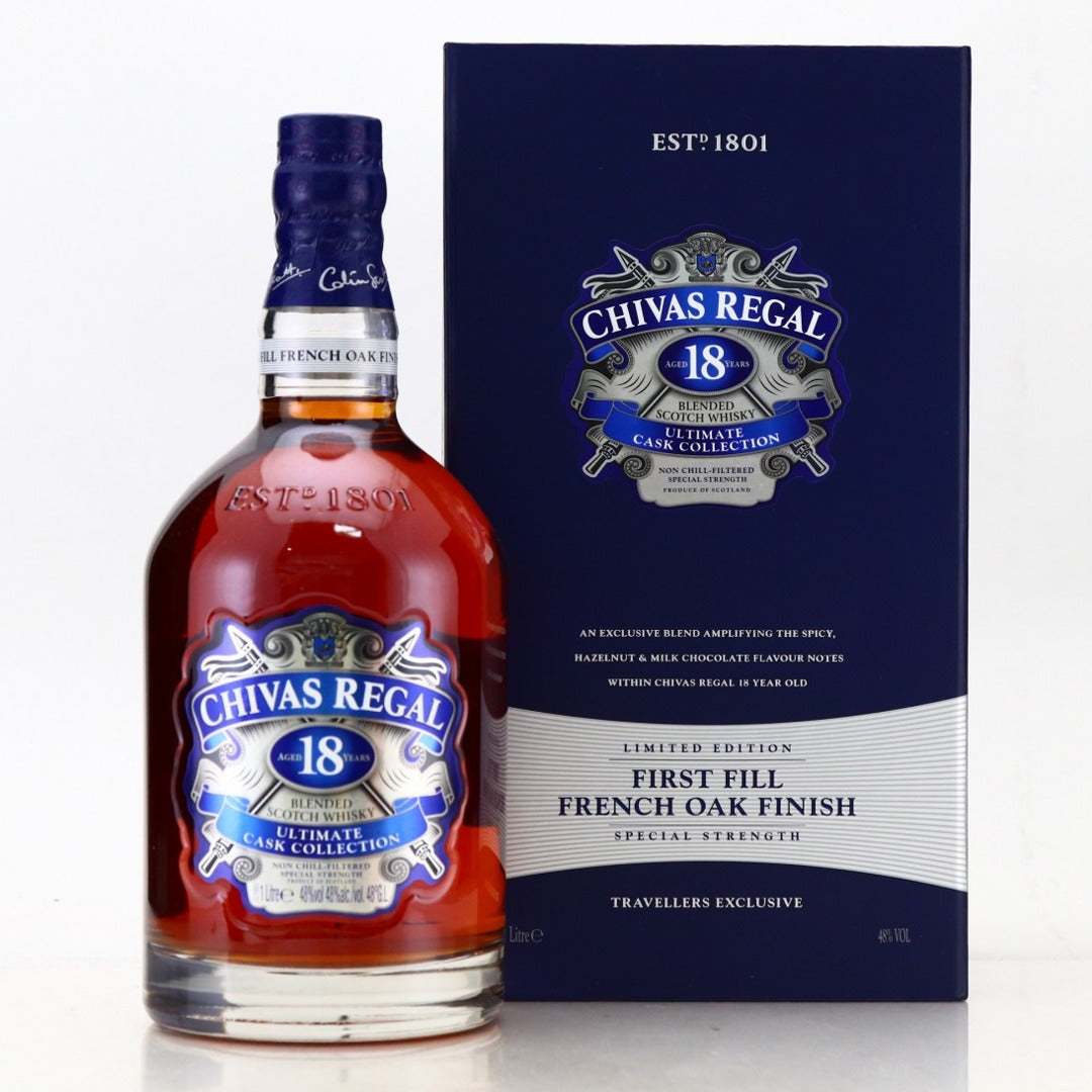 CHIVAS REGAL 18 YEAR OLD FRENCH OAK FINISH 1L GoBooz