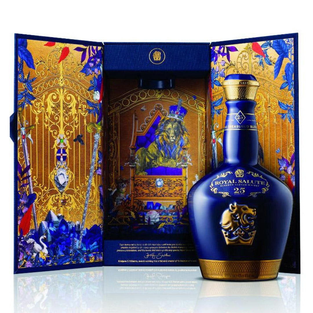 ROYAL SALUTE 25 YEAR OLD THE TREASURED BLEND 75CL GoBooz