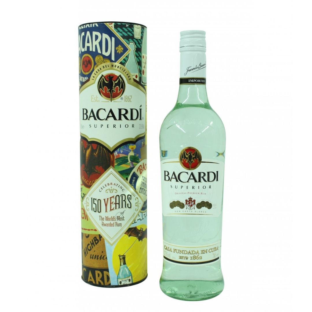 BACARDI SUPERIOR 150 YEARS LIMITED EDITION 75CL GoBooz