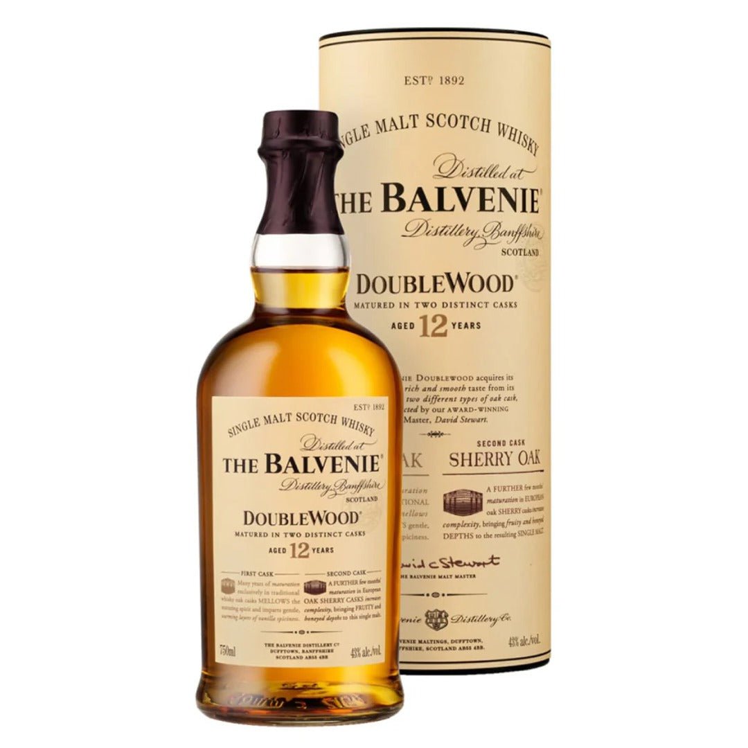THE BALVENIE 12 YEARS OLD DOUBLE WOOD 70CL GoBooz