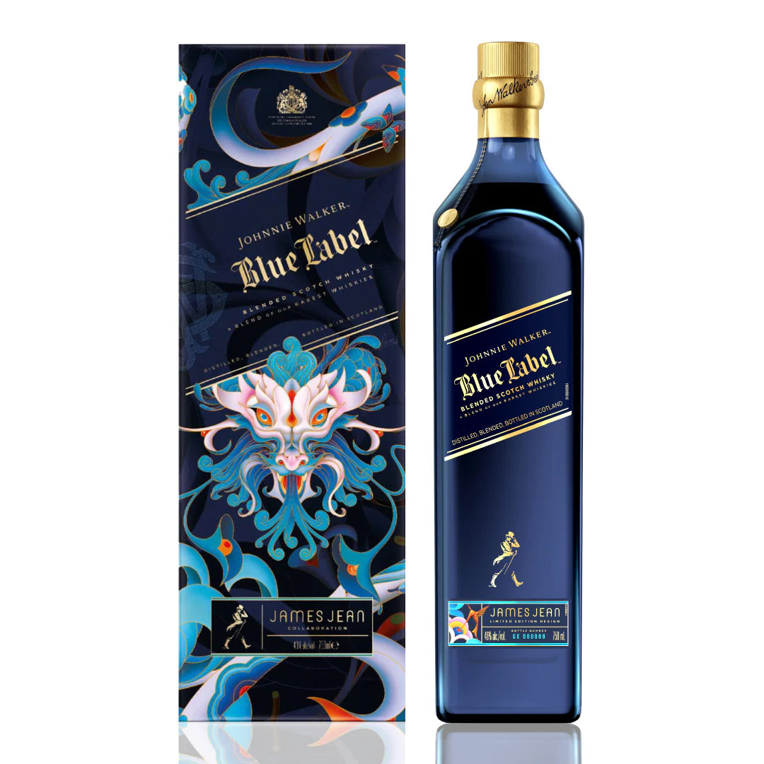 JOHNNIE WALKER BLUE LABEL JEAN JAMES LIMITED EDITION 75CL GoBooz
