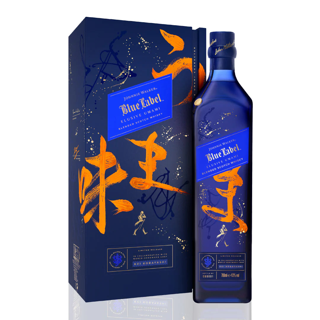 JOHNNIE WALKER BLUE LABEL ELUSIVE UMAMI RELEASE 75CL gobooz