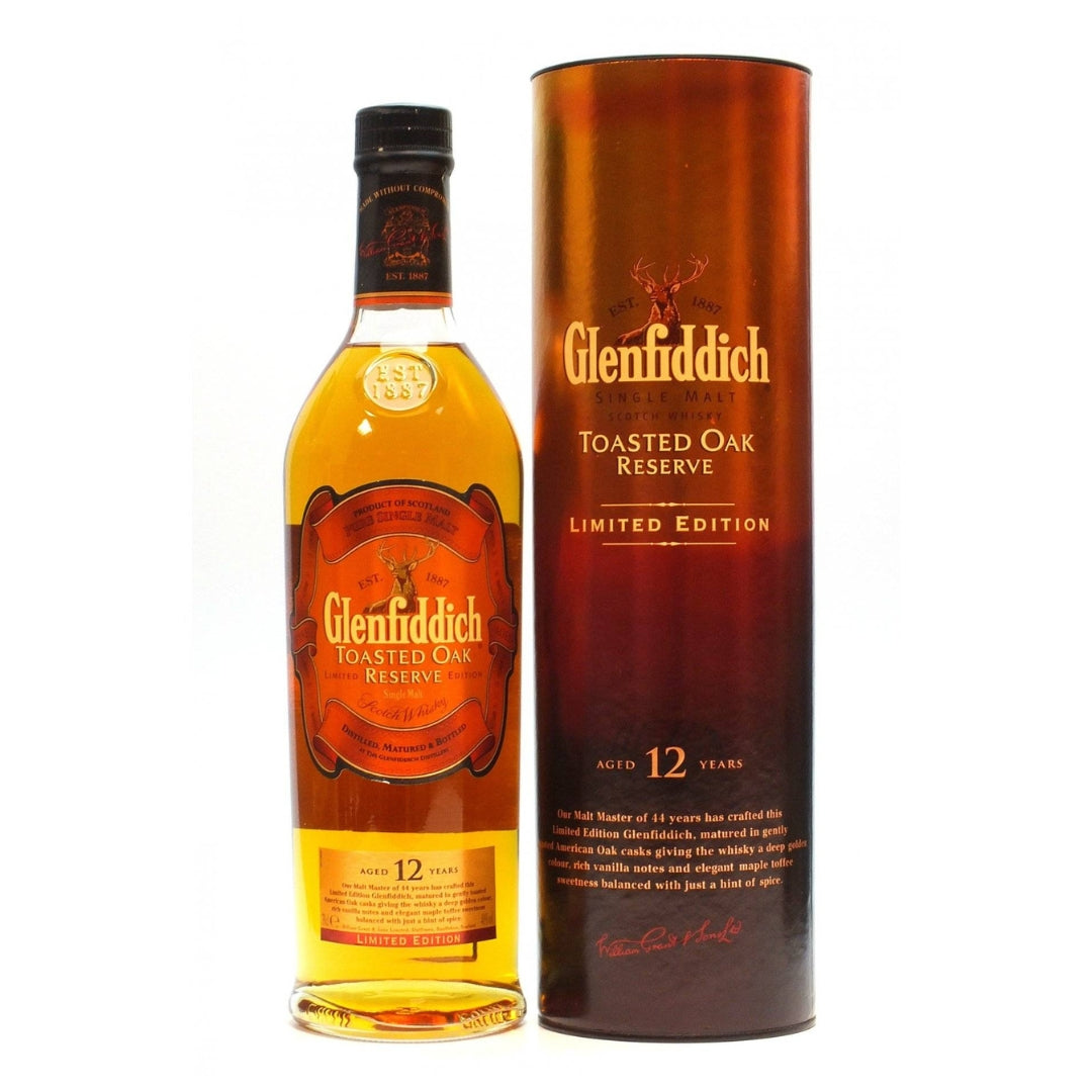 GLENFIDDICH 12 YEAR OLD TOASTED OAK RESERVE 70CL GoBooz
