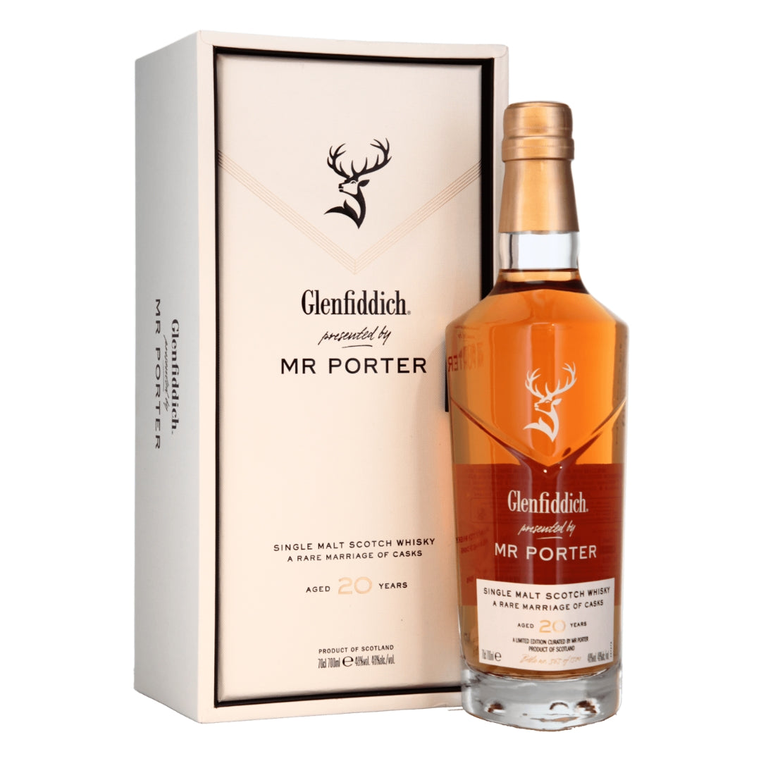 GLENFIDDICH 20 YEAR MR. PORTER 75CL GoBooz