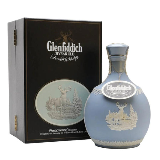 GLENFIDDICH 21 YEAR OLD WEDGEWOOD DECANTER 70CL GoBooz