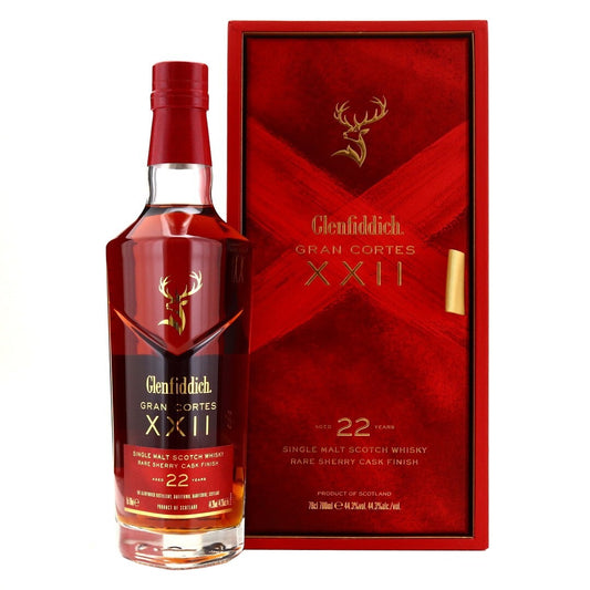 GLENFIDDICH GRAN CORTES 22 YEARS OLD 70CL GoBooz