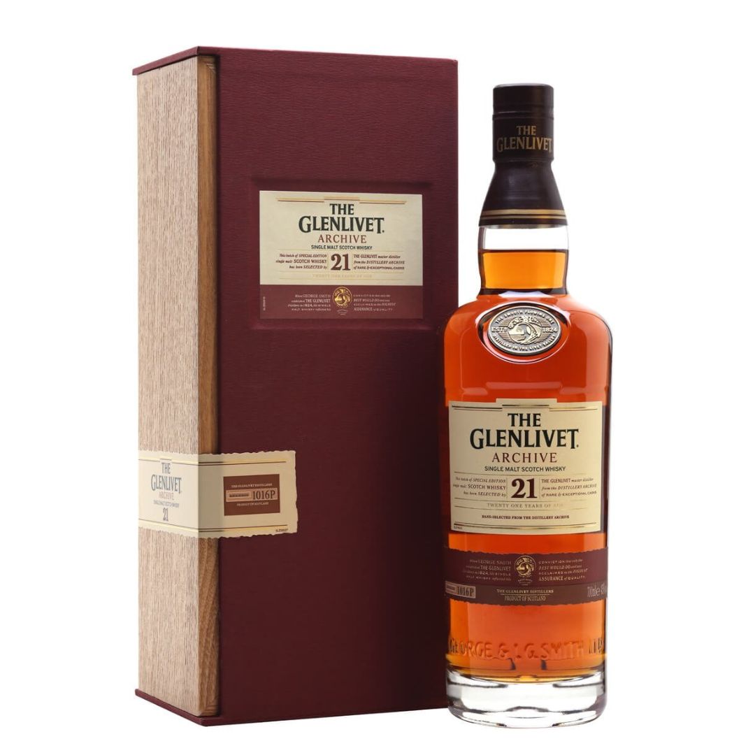 GLENLIVET 21 YEAR OLD 70CL GoBooz