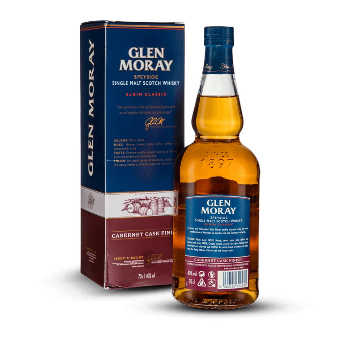 GLEN MORAY 70CL CABERNET CASK FINISH 70CL GoBooz
