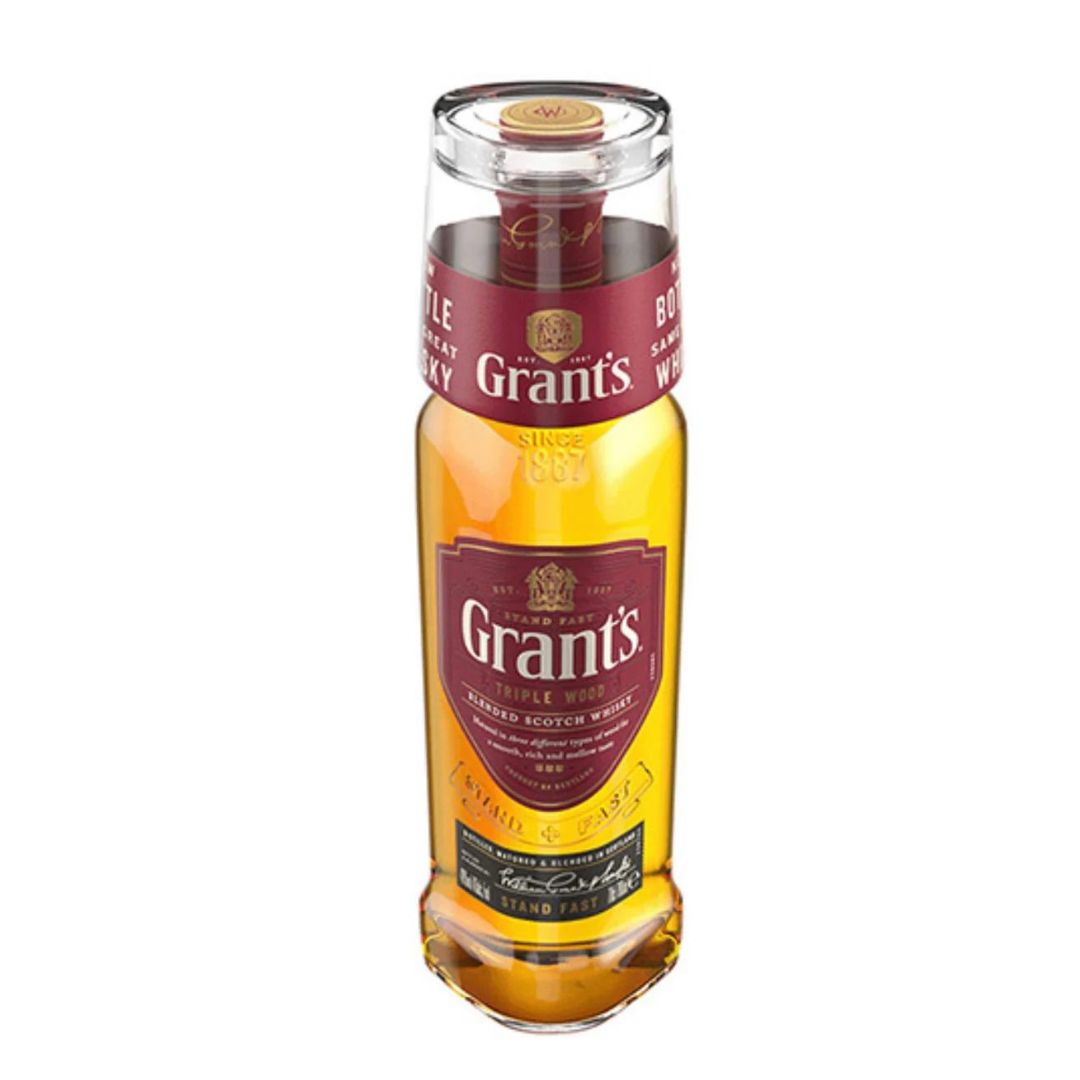 GRANTS 75CL + 1 FREE GLASS GoBooz