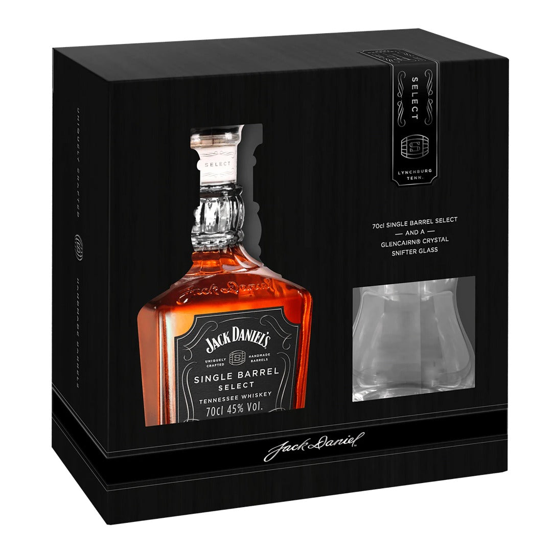 JACK DANIELS SINGLE BARREL 75CL + FREE GLASS GoBooz