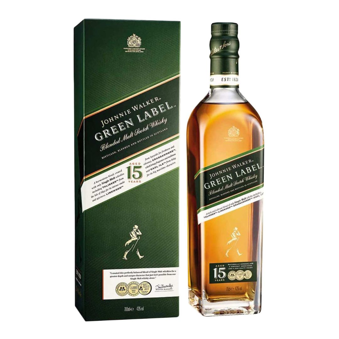 JOHNNIE WALKER GREEN LABEL 75CL GoBooz