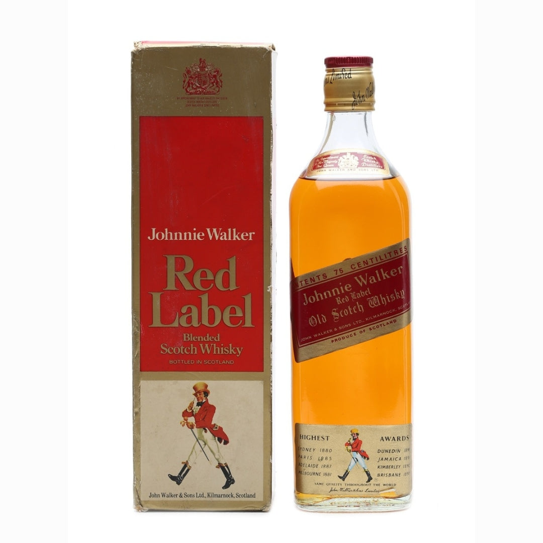 JOHNNIE WALKER RED LABEL 1980'S -VALENTINE'S EDITION 75CL GoBooz