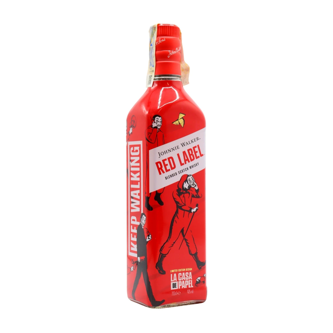 JOHNNIE WALKER RED LABEL LA CASA DE PAPEL 75CL GoBooz