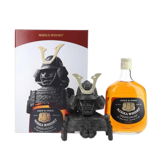 NIKKA SAMURAI GOLD & GOLD PLASTIC ARMOR 70CL GoBooz