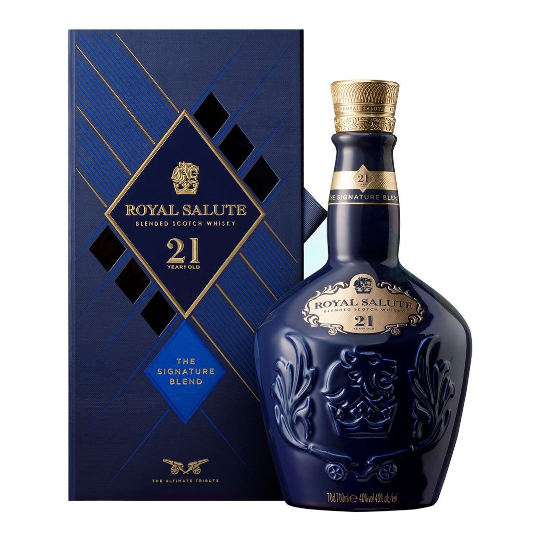 ROYAL SALUTE 21 YEAR OLD THE SIGNATURE BLEND 70CL GoBooz