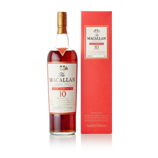THE MACALLAN 10 YEAR CASK STRENGTH 1L GoBooz