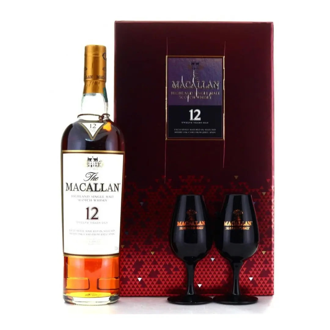 THE MACALLAN 12 SHERRY GIFT BOX 70CL GoBooz