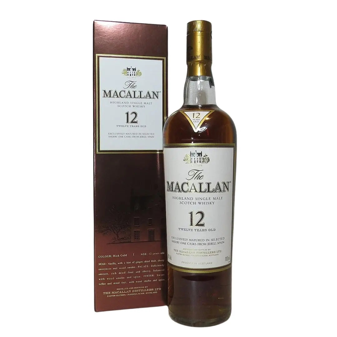 THE MACALLAN 12 YEARS OLD SHERRY OAK 'OLD' 70CL GoBooz