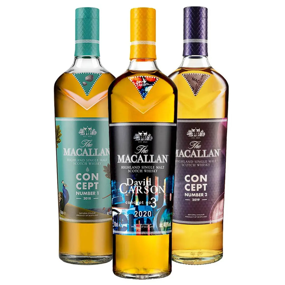 THE MACALLAN CONCEPT NUMBER 1,2,3 3X70CL GoBooz