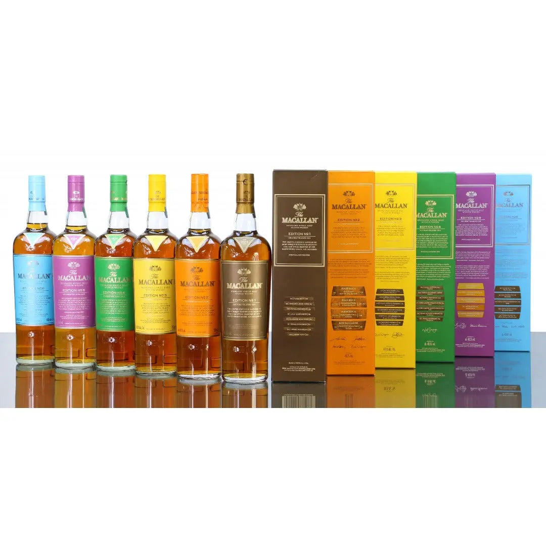 THE MACALLAN EDITION NUMBER 2,3,4,5,6 5X70CL GoBooz