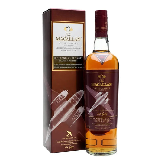THE MACALLAN MAKER'S EDITION 1930S PROPELLER PLANE 70CL GoBooz