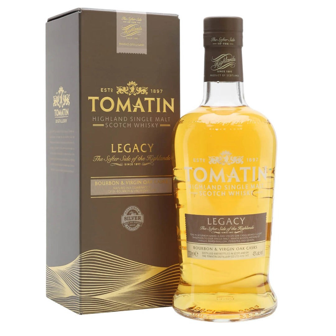 TOMATIN LEGACY BOURBON AND VIRGIN OAK 70CL GoBooz