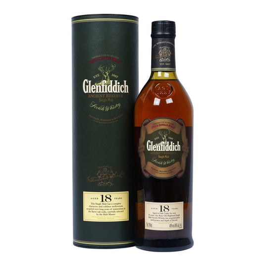GLENFIDDICH 18 YEAR OLD ANCIENT RESERVE 70CL GoBooz