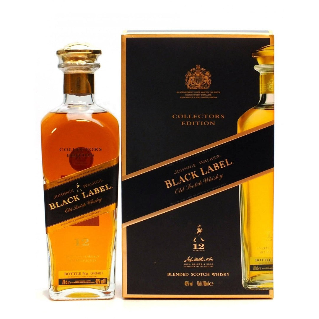 JOHNNIE WALKER BLACK LABEL COLLECTORS 75CL GoBooz