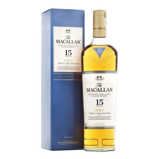 THE MACALLAN 15 YEARS OLD TRIPLE CASK 70CL GoBooz