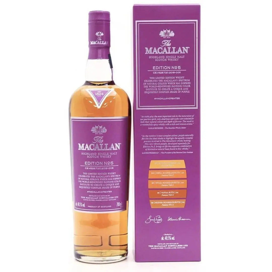 THE MACALLAN EDITION NUMBER 5 70CL GoBooz